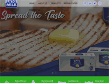 Tablet Screenshot of latomilk.com